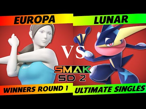 SMAK-SD2 Winners Round 1 - Europa (Wii Fit Trainer) vs. Lunar (Greninja) - SSBU