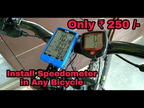 How to install bicycle speedometer