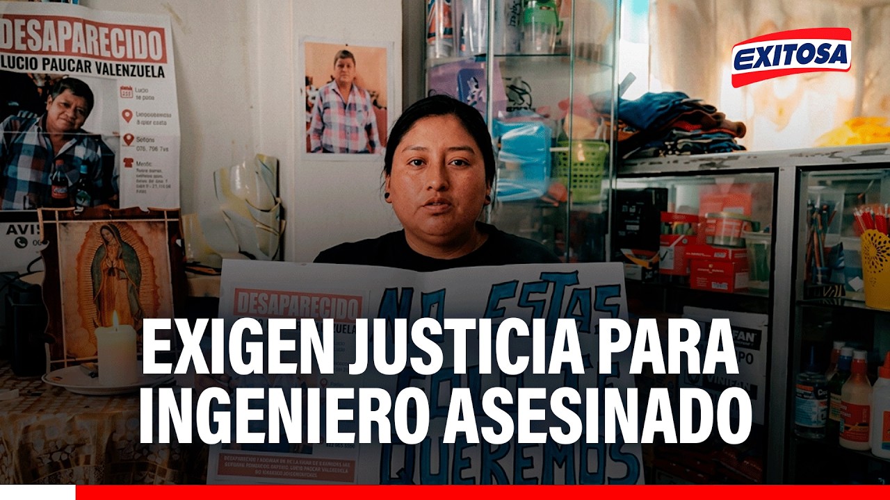 🔴🔵 Familia de ingeniero asesinado en Ica exige justicia: dos presuntos involucrados detenidos