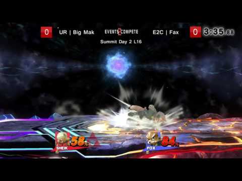 Chicago Sm4sh Summit Losers Round 3 – UR l big_mak (Sheik) vs. E2C l Fax (Fox)