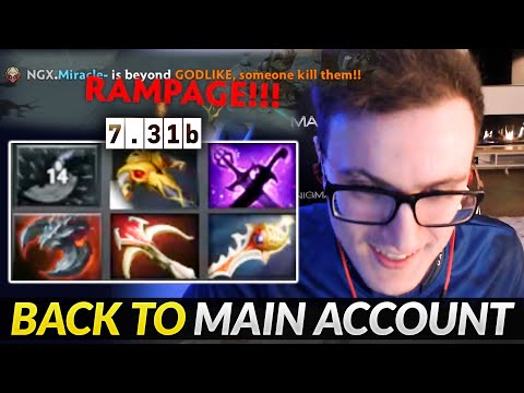 Miracle is Back to his Main Account - RAMPAGE Snapfire with Rapier
