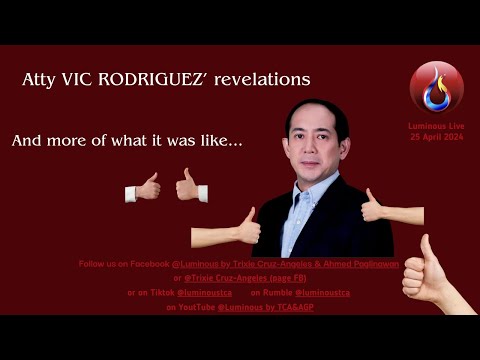 Atty Vic's revelations
