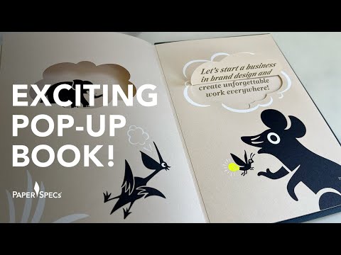 Exciting 'Cannonball' Pop-up Storybook - Paper Inspiration No. 585