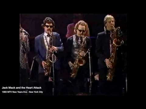 1981 New Years Eve 1982 Jack Mack and the Heart Attack performing " Going Back To Miami"