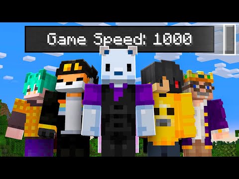 Last YouTuber Standing in 100x Tick Speed Wins