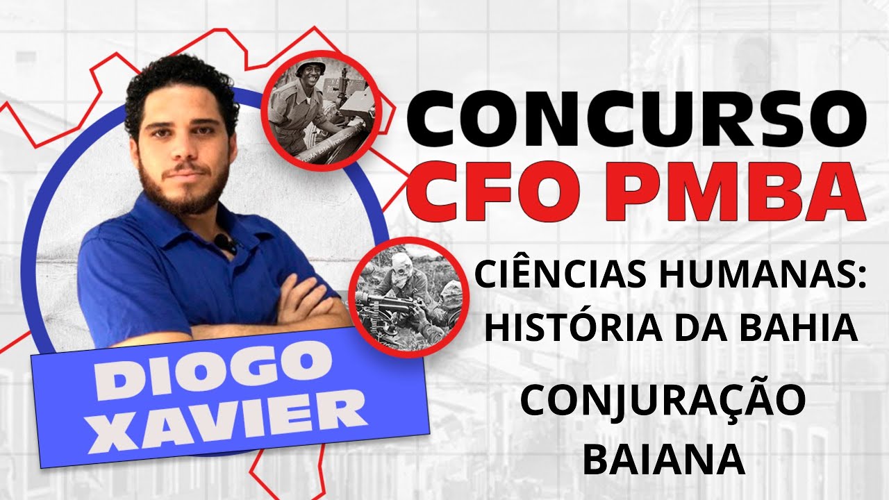 Ciências Humanas: História da Bahia - Aula 4 - Concurso CFO PMBA 2024 - Conjuração Baiana 1798