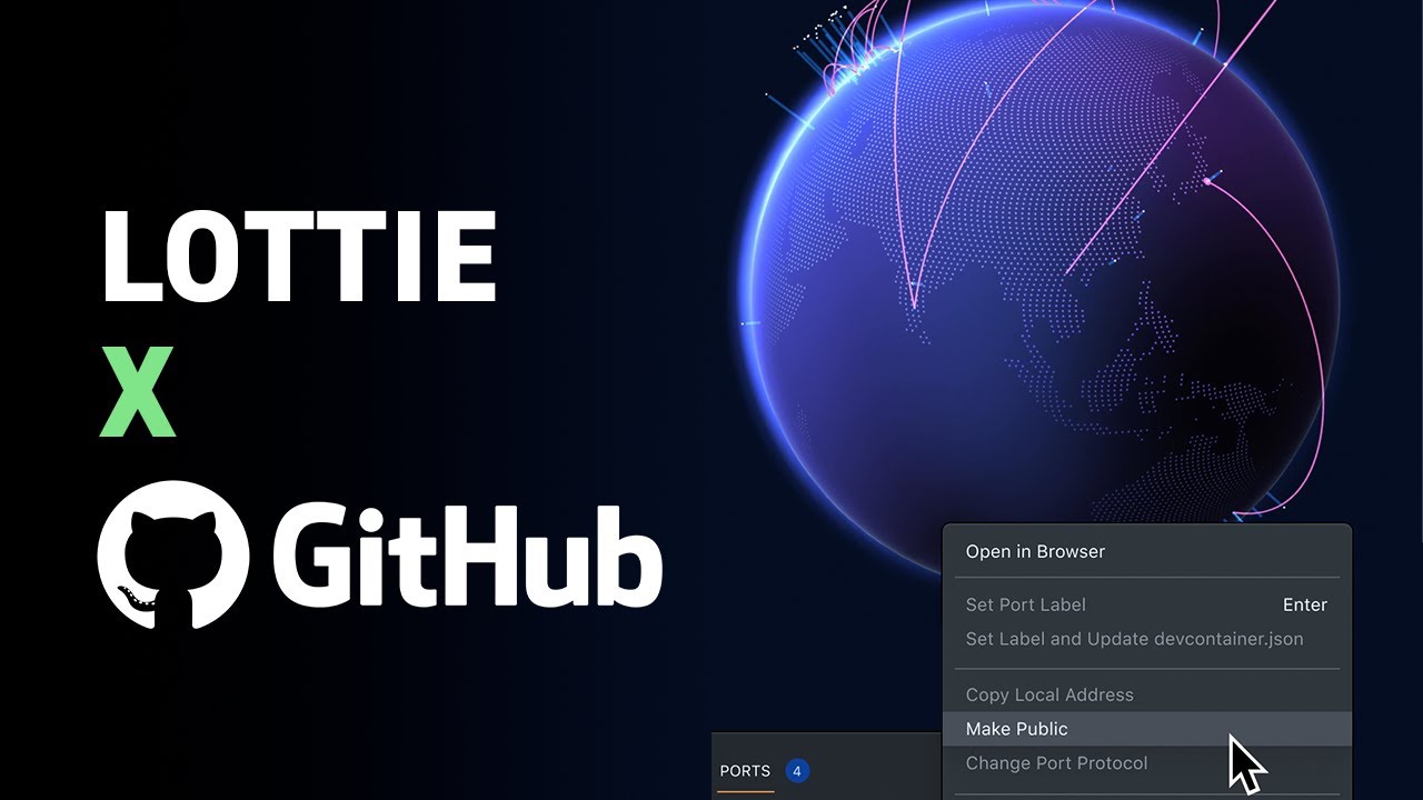How to Host Lottie Animation (JSON Files) on GitHub