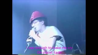 DEVO - Planet Earth - Lyric Video (LIVE)