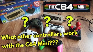 What other CONTROLLERS work with the C64 Mini? UPDATE - CHECK new video, link in description