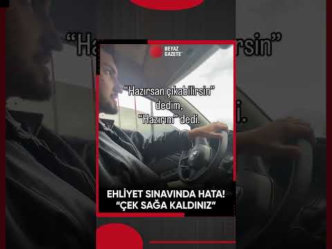 Ehliyet sınavında kritik hata: 