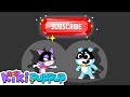 Catch the "Subscribe" Thieves! 🕶️ | Subscribe and Watch New Videos! | Kikipuppup Nursery Rhymes