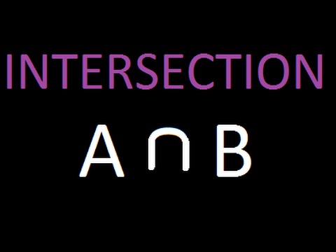 Intersection of two sets