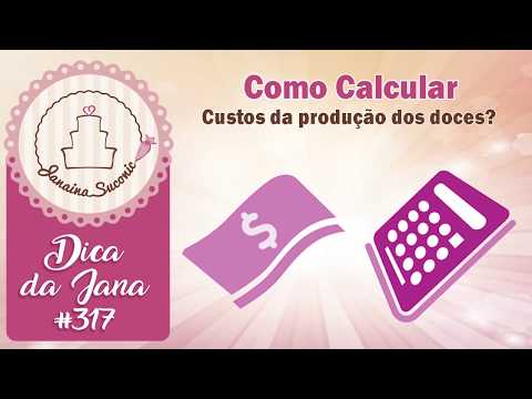 Dica da Jana #317 Como Calcular os Custos? Por Janaina Suconic