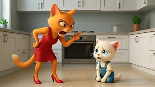 🌙🐾 AI Animated Story: A Young Kitten Learning to Be Brave #aistory #animated#short