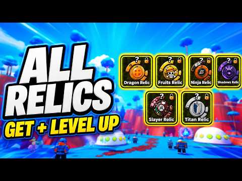 ALL RELICS GUIDE (HOW to GET and LEVEL UP) in ANIME ASTRAL SIMULATOR Roblox