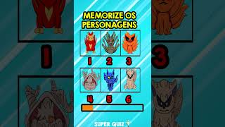 JOGO DA MEMÓRIA BIJUUS! MEMORIZE OS PERSONAGENS DE NARUTO (PARTE 14) #shorts