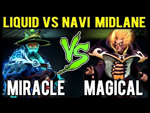 MIRACLE- vs MAGICAL in Solo Ranked - Liquid vs Navi New Midlaner