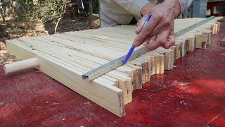 How To Make A Christmas Tree Out Of Old Wood // The Best Plan To Recycle Old Wood - Woodworking Plan