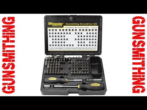 Wheeler 89-Piece Screwdriver Set for My SDI Gunsmithing Course