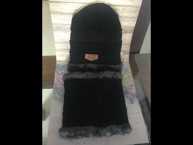 Vídeo relacionado con Timberland Juego de regalo de bufanda de doble capa para hombre, gorro con puños y guante mágico, accesorio de invierno, negro, talla única, Negro, Taille unique