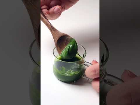  抹茶ペーストのアフォガード