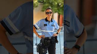 Met a beautiful Police woman 👮😊 #streetphotography #photography #italy #shorts #trending