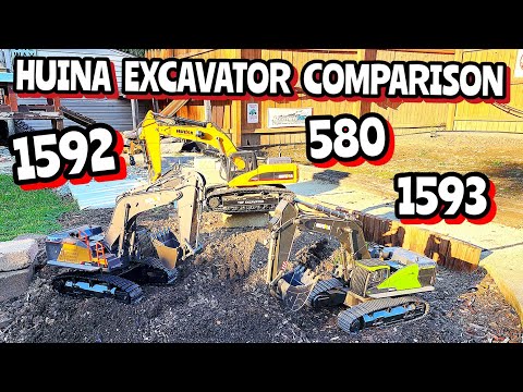 Huina Baggervergleich 1592,1593&580