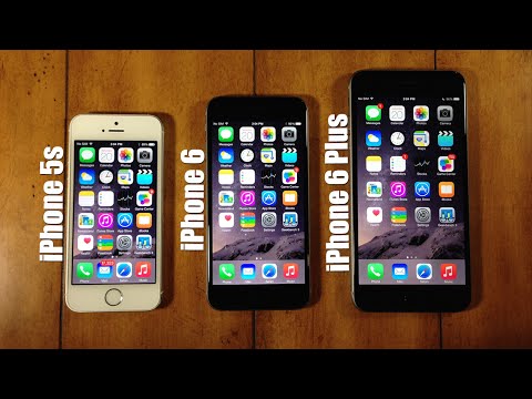 iPhone 6 Plus vs iPhone 6 vs iPhone 5s Speed Test