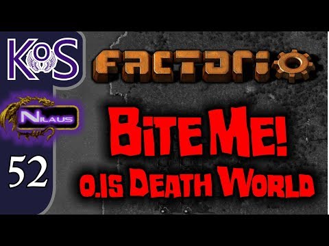 Factorio 0.15 Bite Me! Ep 52: POWER EXTREME - Death World COOP MP Gameplay, Let's Play