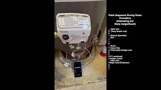 Honeywell Home Water Heater Control Reset after 7-Flashes Error Code
