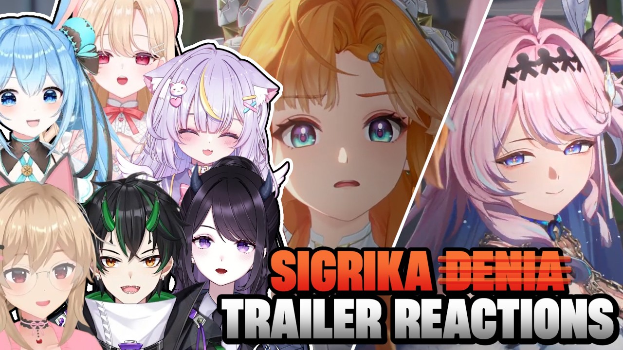 JP Vtubers React to SIGRIKA Trailer and Combat Showcase [JP Vtubers Reaction ENG Sub]