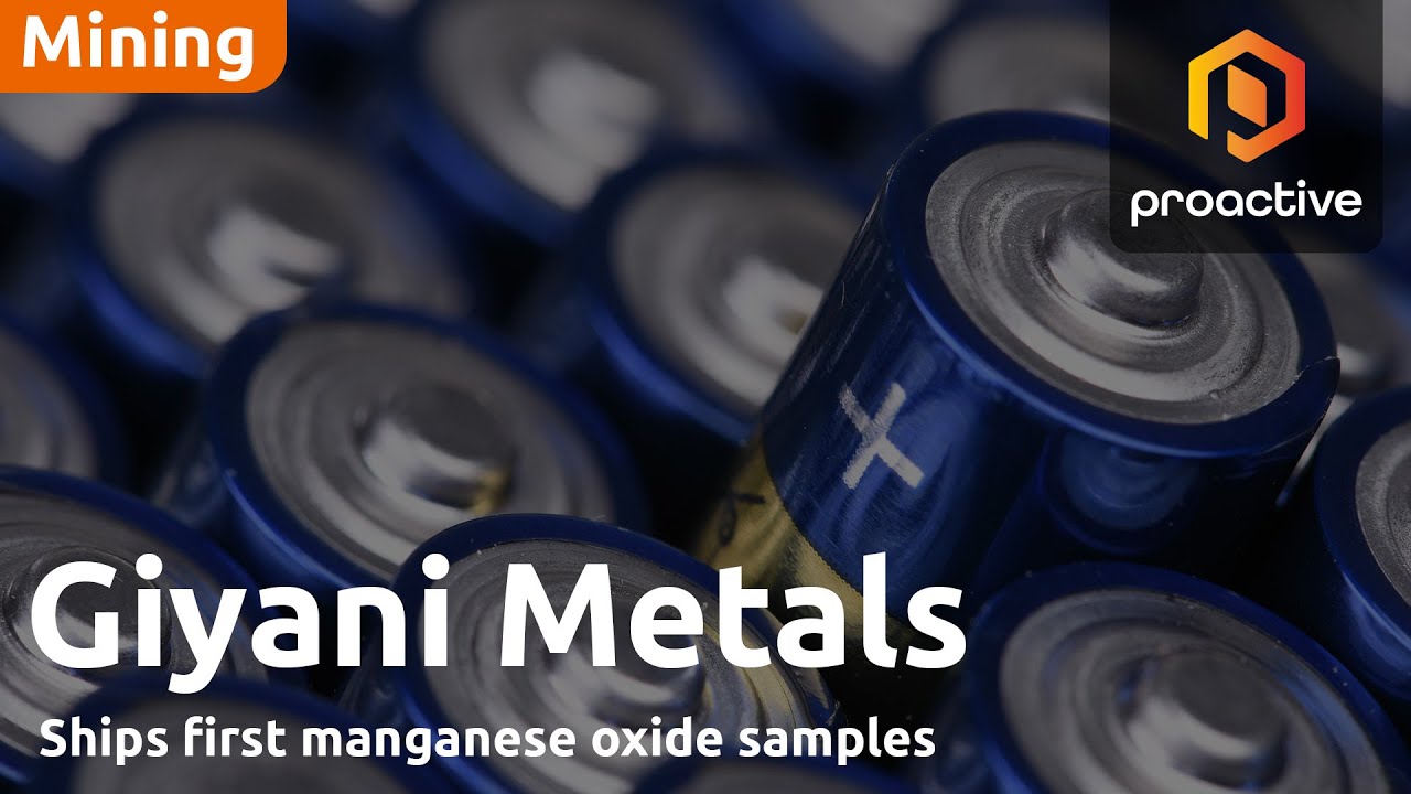 Giyani Metals achieves major milestone with shipment of first high purity manganese oxide samples