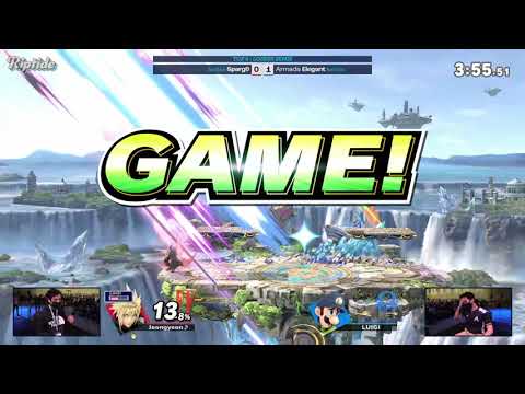Armada Elegant vs Sparg0 - Singles Bracket Ultimate: Loser Semis - Riptide | Luigi vs Cloud, Pyra