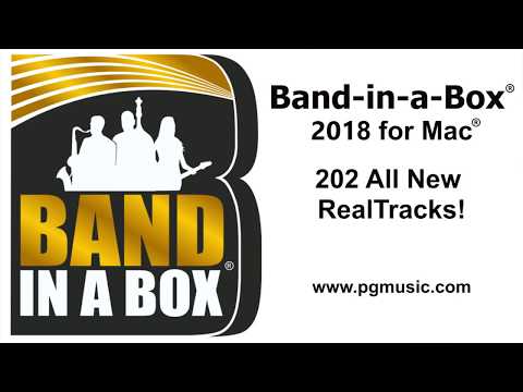 Band-in-a-Box® 2018 for Mac® - 202 New RealTracks Overview