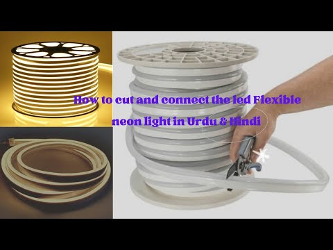 How to Cut and Connect Led Neon strip Flexible Strip Light | Neon Home Decor | RGB | Rope Light |