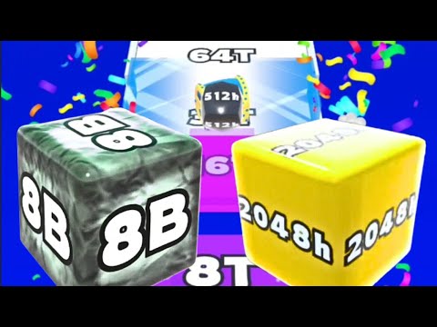 MAX LEVELS - Jelly Run 2048 [ New Updates vs Previous ] | [8B Score] Jelly Tube Run 2048 gameplay