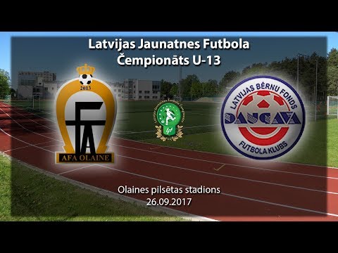 U-13 AFA OLAINE - LBF JFK DAUGAVA(Latvijas Jaunatnes Čempionāts)