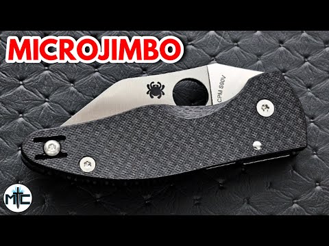 Spyderco Microjimbo Folding Knife - Overview and Review 