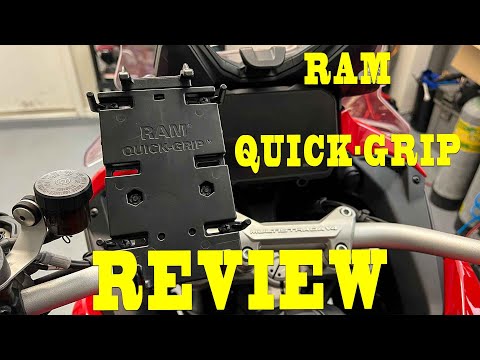 RAM Mounts Quick Grip Review for Motorcycles