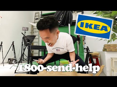 BUILDING STUFF FROM IKEA *VERY DIFFICULT*