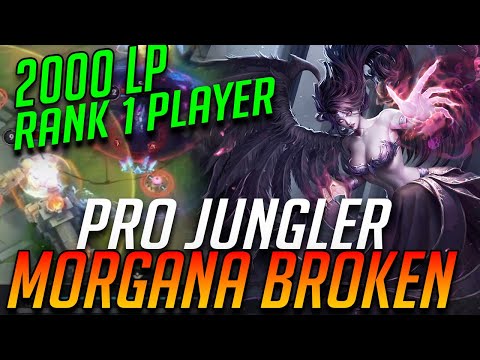 MORGANA IS BROKEN IN THE JUNGLE RANK 1 PLAYER SMURFING IN WILD RIFT