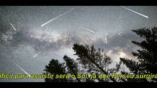 Chuva de estrelas cadentes na madrugada deste domingo (12) para segunda-feira (13)