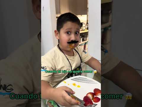 Cuando tú hijo no quiere comer..😳😂 #humor #viralvideo #comedia
