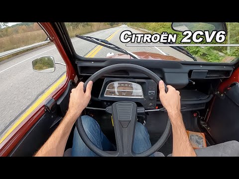 Driving The Citroën 2CV - 29 Horsepower of Pure French Fun! (POV Binaural Audio)