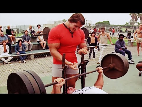 ARNOLD'S CHEST DAY CHALLENGE WITH FRANCO COLUMBU: ARNOLD SCHWARZENEGGER BODYBUILDING MOTIVATION 💪