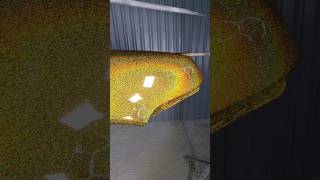 Metal Flake Dorado Holograma #fyp #painting #car