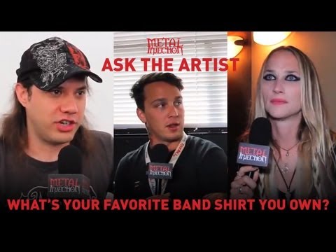 MAYHEM FEST Favorite Band Shirt? - ASK THE ARTIST on Metal Injection