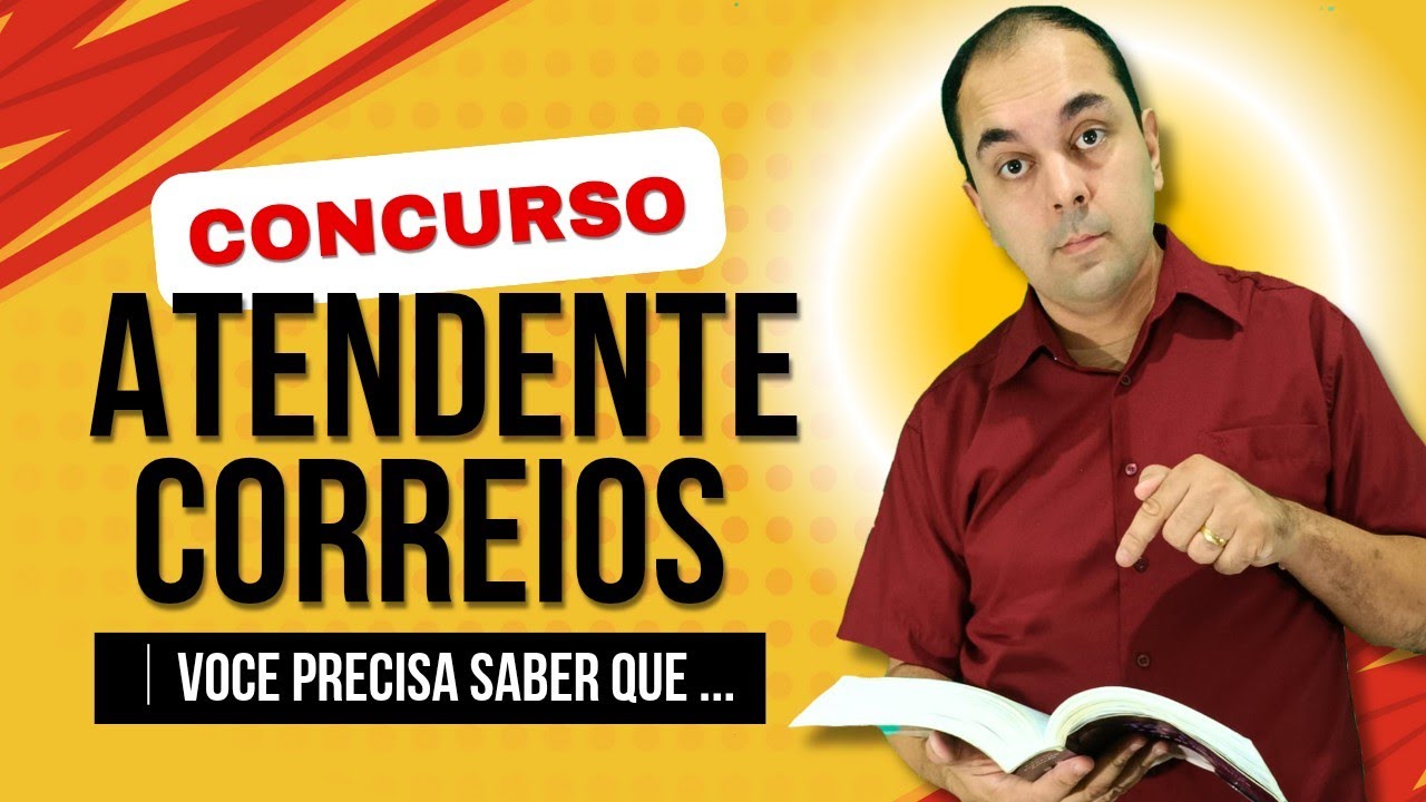 Concurso atendente CORREIOS 2025: Quais Materiais Estudar onde baixar a ultima prova? Qual a banca?