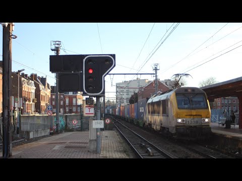 Trains en gare de Nivelles (Février 2022)