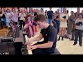 SIA UNSTOPPABLE PUBLIC PIANO PERFORMANCE